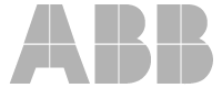 The letters ABB in uppercase gray