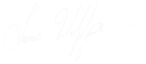 Lance Waffensmith's signature in white ink