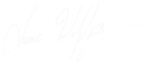 Lance Waffensmith's signature in white ink