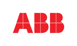 The letters ABB in red