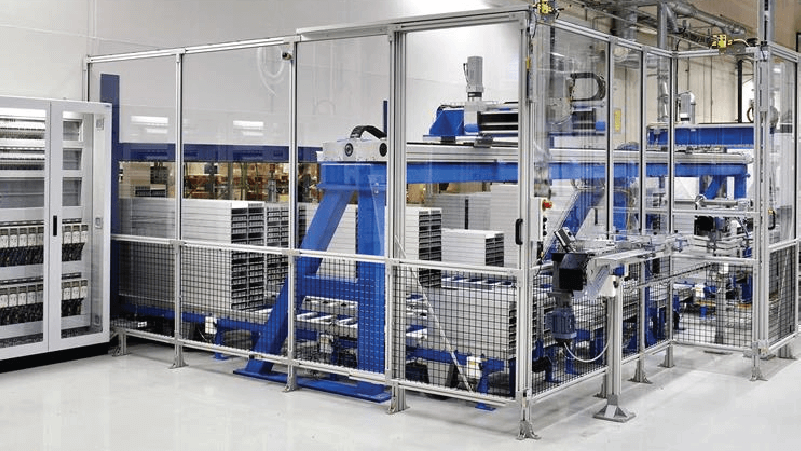 Custom Safety Fencing Paper Palletizing & Depalletizing